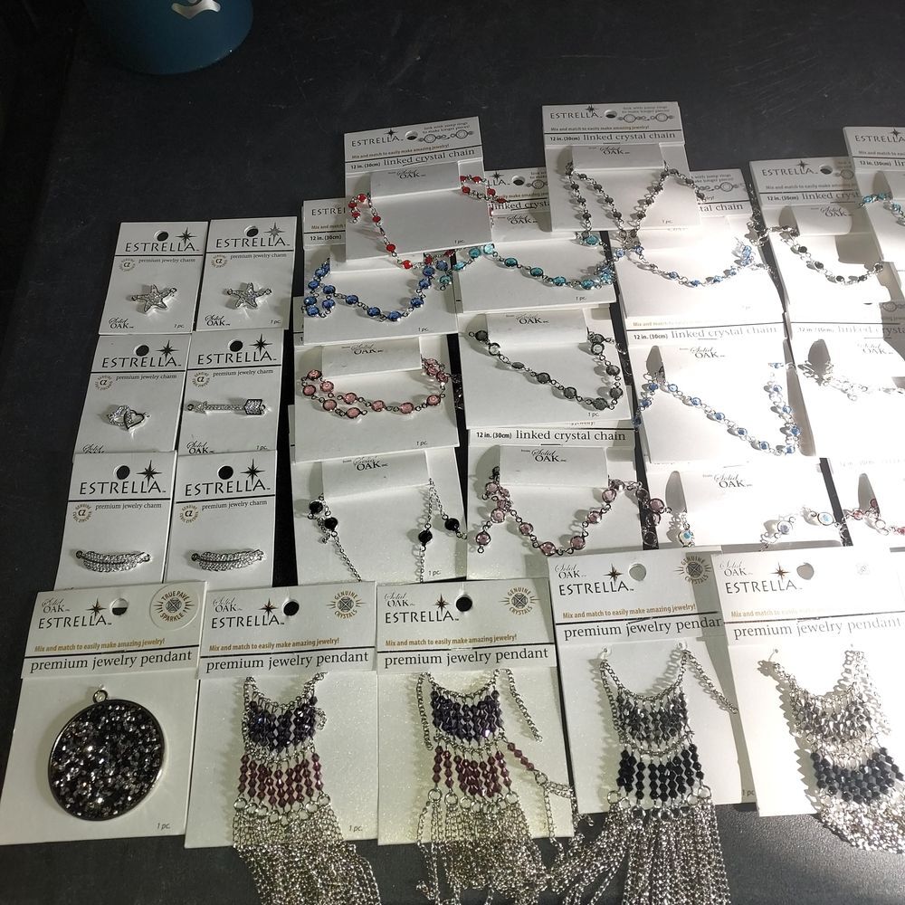 Jewlery Making Supplies Solid Oak ESTRELLA COLLECTION